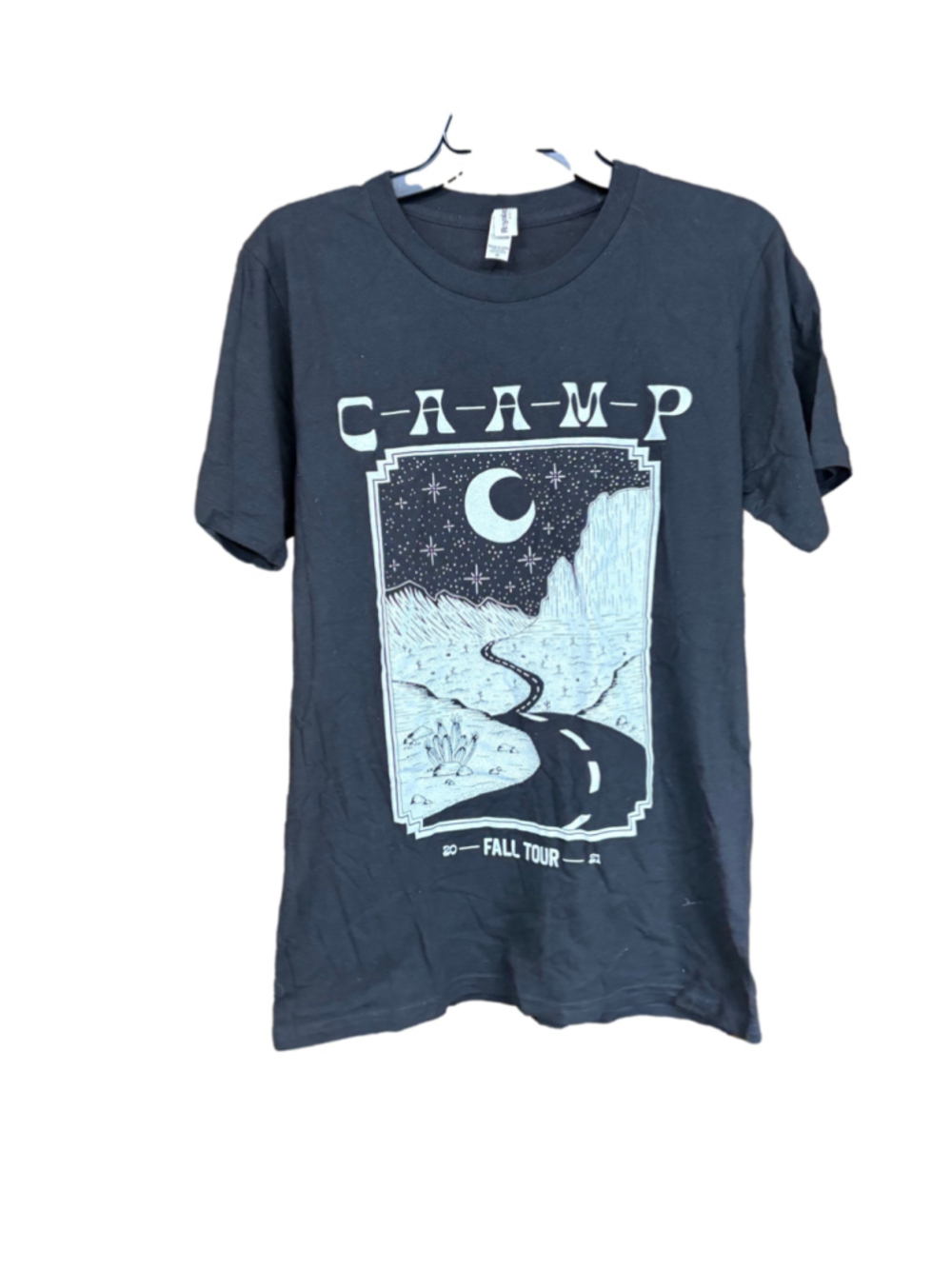 Women’s Royal Apparel CAAMP Fall Tour 2021 Graphic T-Shirt Black Size M